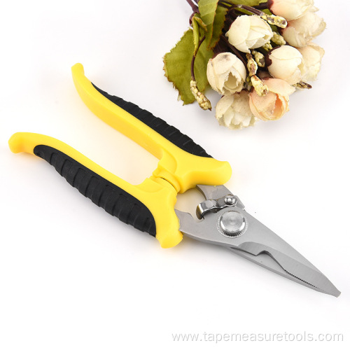 Non-slip handle Stainless steel garden scissors pruning